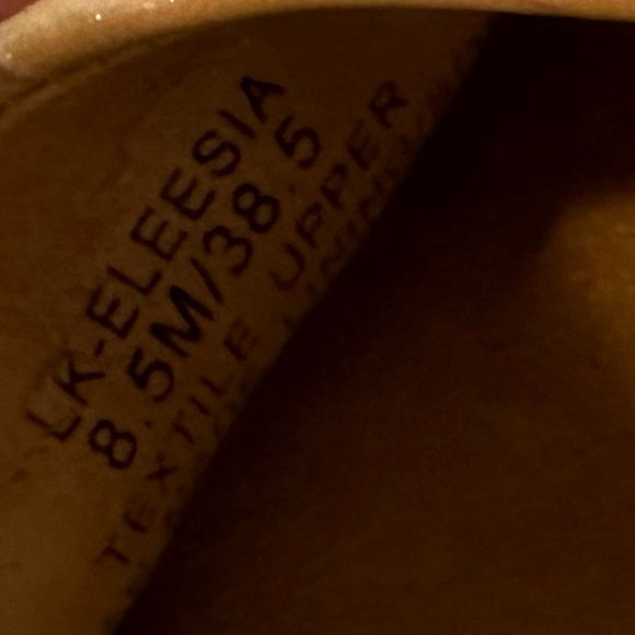 Lucky Brand Ballet Flats Women’s Size 8.5 Beige Vegan Patent Leather - Picture 10 of 11